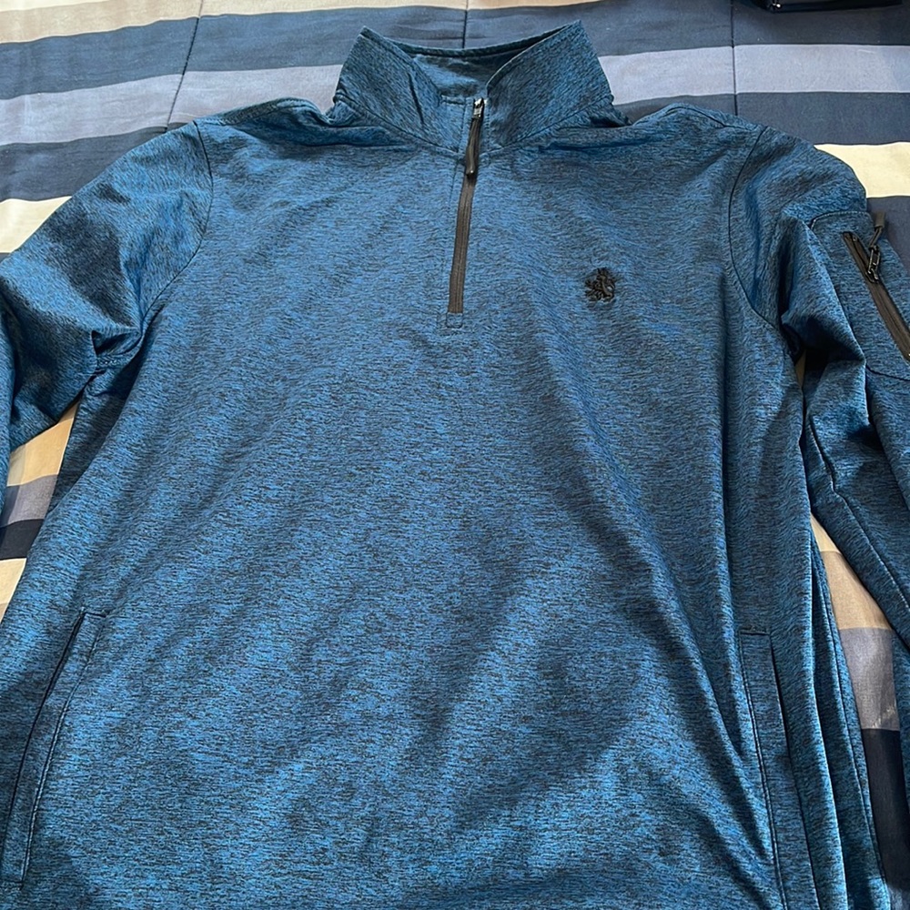 Blue Quarter Zip